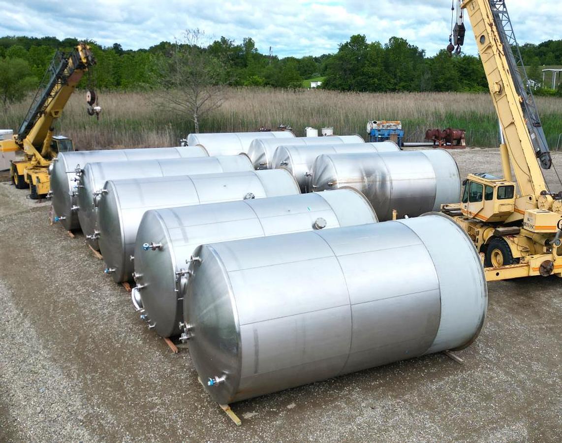 Used Tank, 15,000 Gallon, Vertical, 304L Stainless Steel, ASME, Unused, #5991729