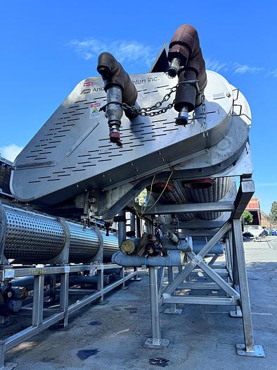 Used Holoflite, 24" X 20', Dual Screw, 316L Stainless Steel, 100 PSI #5990961