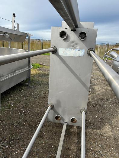 Used Heat Exchanger, Plate, 500 SF, S/st, Alfa Laval, Model CLIP8RH #S744987