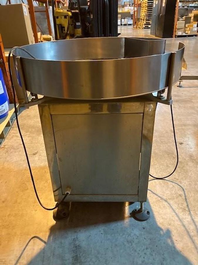 Used Bottling Line, Chinese-Made, 2-Head Servo Filler, Capper, Labeler, Jacketed Hopper, Conveyors, #