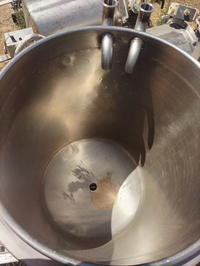 Used Tank, 50 Gallon, S/st, Jkt, Scott Turbon, Heat Exchanger, #C743054