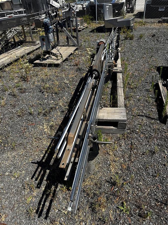 Used Conveyor, Belt, 6" X 25', S/st, Bottle Track, #S741839
