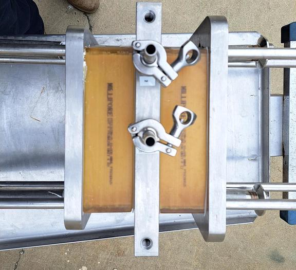 Used Lab Equipment, Cassette Filter, Millipore, S/St, Frame, 3/8" Inlets and Outlets #S745185