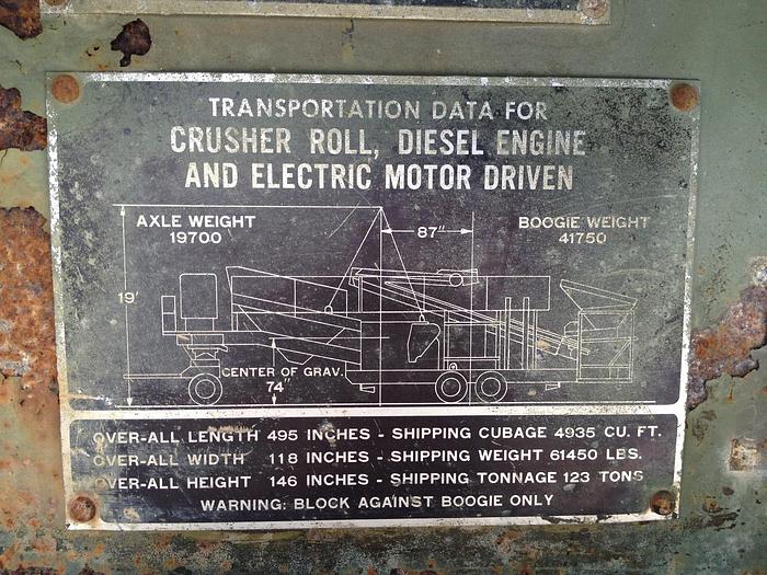 Used Crusher, Roll, Eagle Crusher, Portable Crushing Plant #5577225