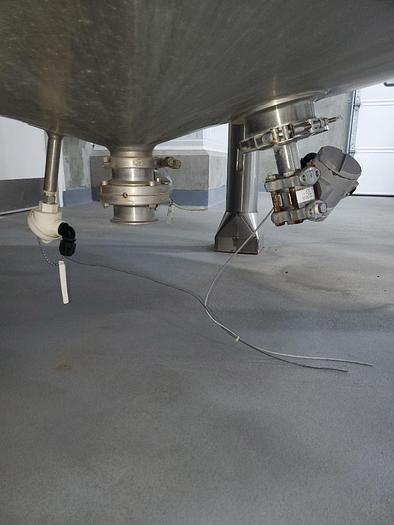 Used Tank, 6,000 Gallon, Stainless Steel, Agitated, Dish Bottom #4445055