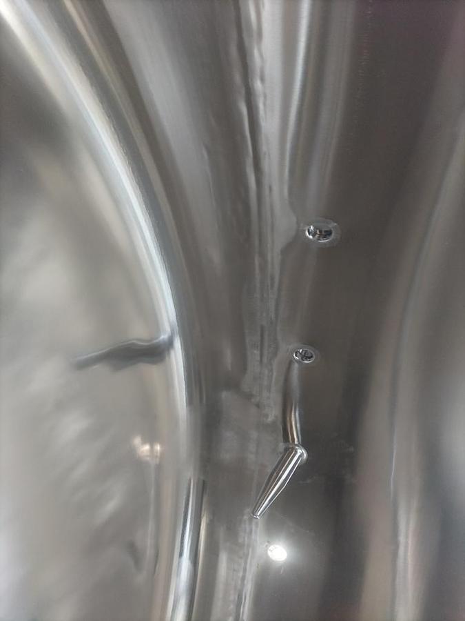 Used Tank, 1,320 Gallon (5,000 Liter), Jacketed, Agitated, 316L Stainless Steel, 100 PSI, #5991478