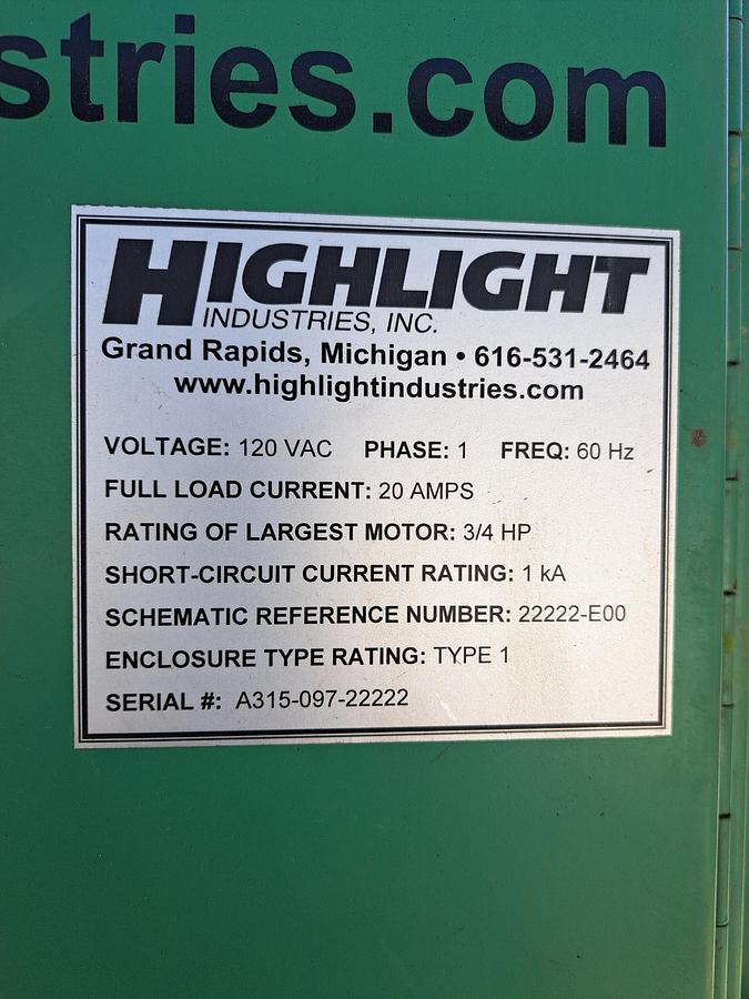 Used Wrapper, Pallet, Synergy 2.5, Semi-Automatic Turntable Stretch Wrapper, #5991298