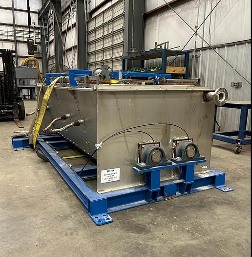 Used Dryer, Paddle/Ribbon, 20 Cu. Ft., Stainless Steel, Jacketed Trough, #5991230