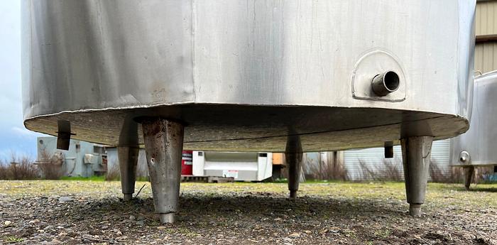Used Stainless Steel 175-Gallon Jacketed and Agitated Processor Tank #S744976