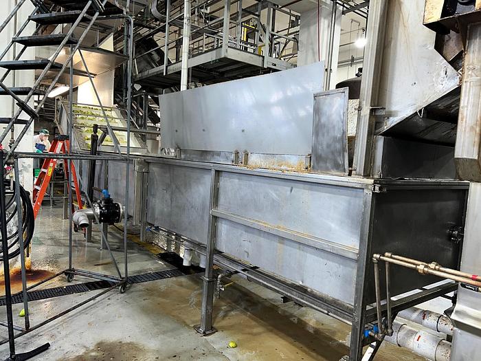 Used Fruit Washer, Lyco, Floodwasher, Receiving, Washing, Chopping - #4494882