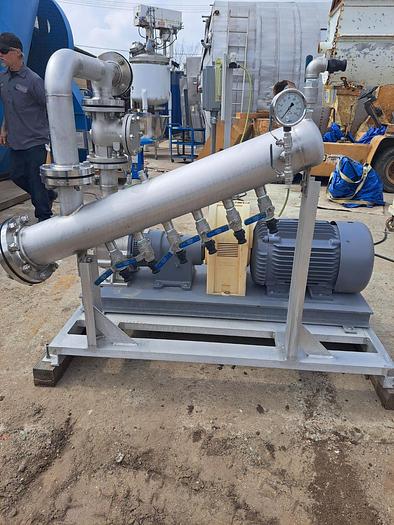 Used Pump, Centrifugal, 30 HP, Nikuni, Mdl KTM65S2, Bubble Generator