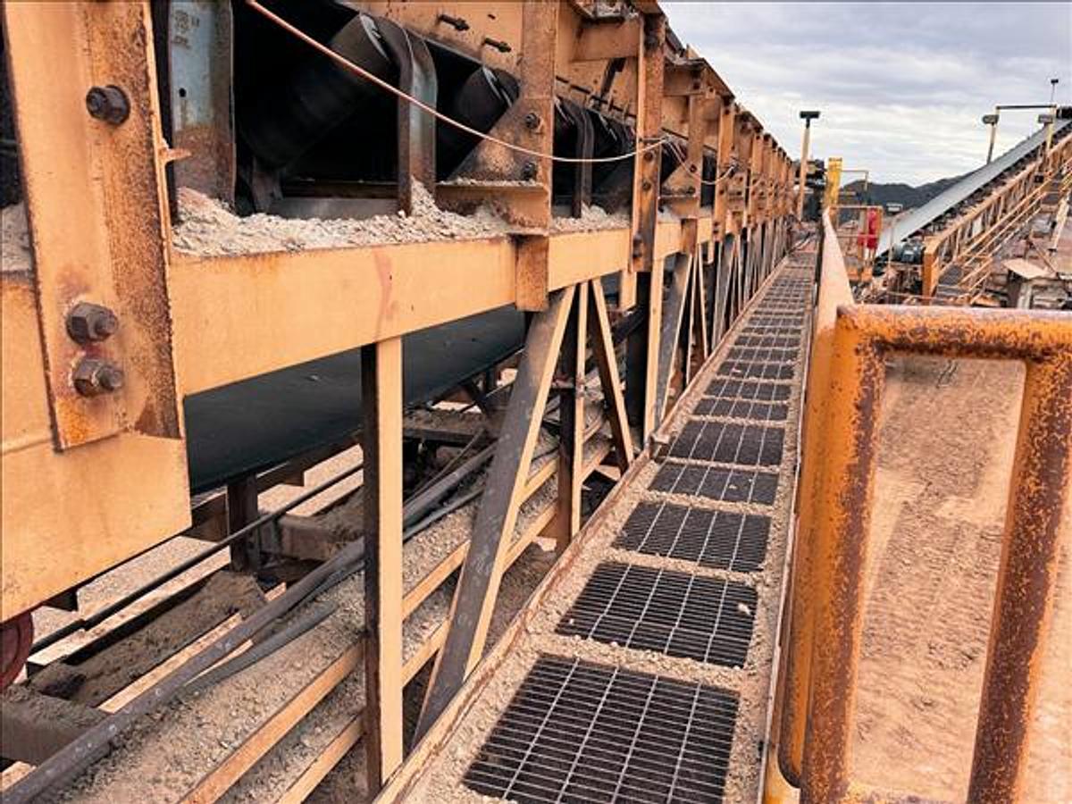 Used Conveyor, Belt, 115' L Grasshopper Conveyors in 36" and 42" Width, Offered in Multiples of 6 Conveyors, NOT Individually #5991382