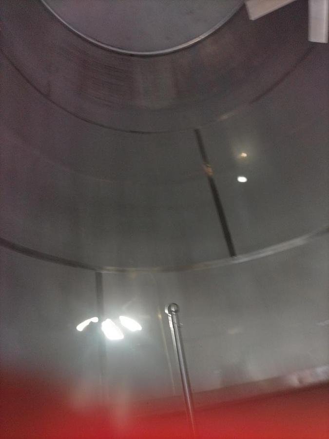 Used Tank, 6,000 Gallon, Stainless Steel, Vertical, Jacketed, Agitated, Storage Tank, #5991875
