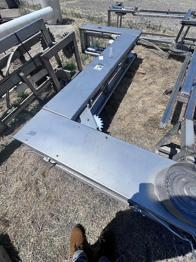 Used Elevator, Z Frame Bucket Elevator, Stainless Steel, Plastic Buckets, #5991794