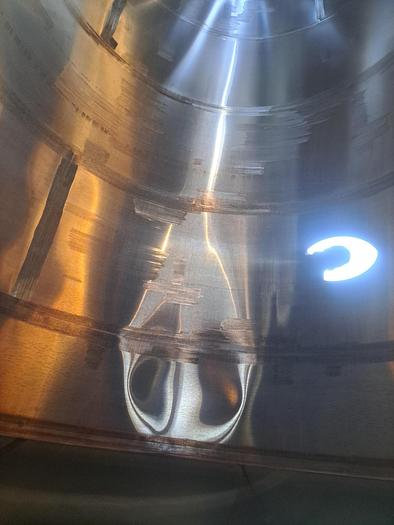 Used Tank, 10,000 Gallon, 316 Stainless Steel, 10' X 17'6" , Dish Bottom, #