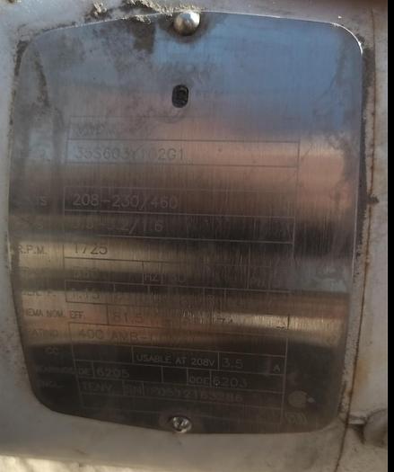 Used Conveyor, Screw, 6" x 10', Stainless Steel, With Drive, #5880239