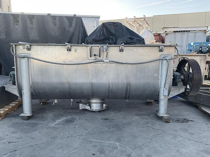 Used Mixer, Ribbon, Approx. 90 CF, Stainless Steel, Gemco, 40 HP #5512916