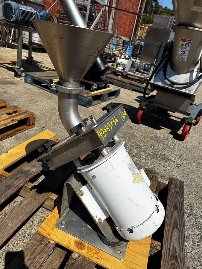 Used Mill, Disintegrator, 6", Bar Export, Model 400 Grinder, 1 HP, Stainless Steel, #