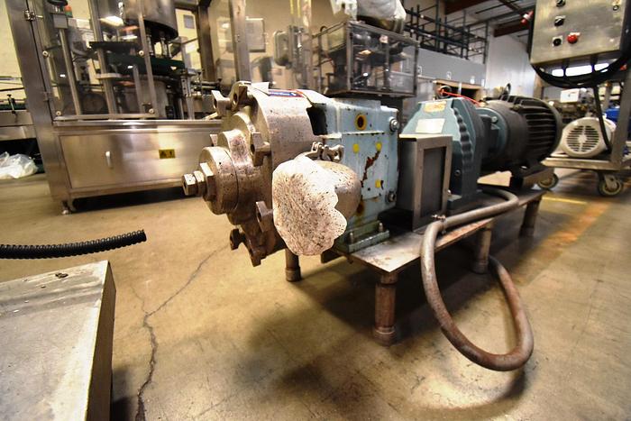 Used Pump, Positive, Waukesha, 130, 10 HP, 3" In/Out, #5991038