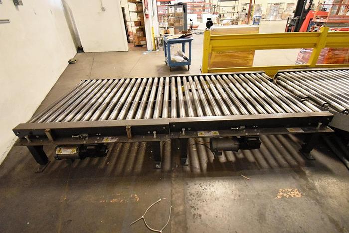 Used Wrapper, Pallet, Wulftec, WCA-SMART, Powered Roller Conveyor, #5991045