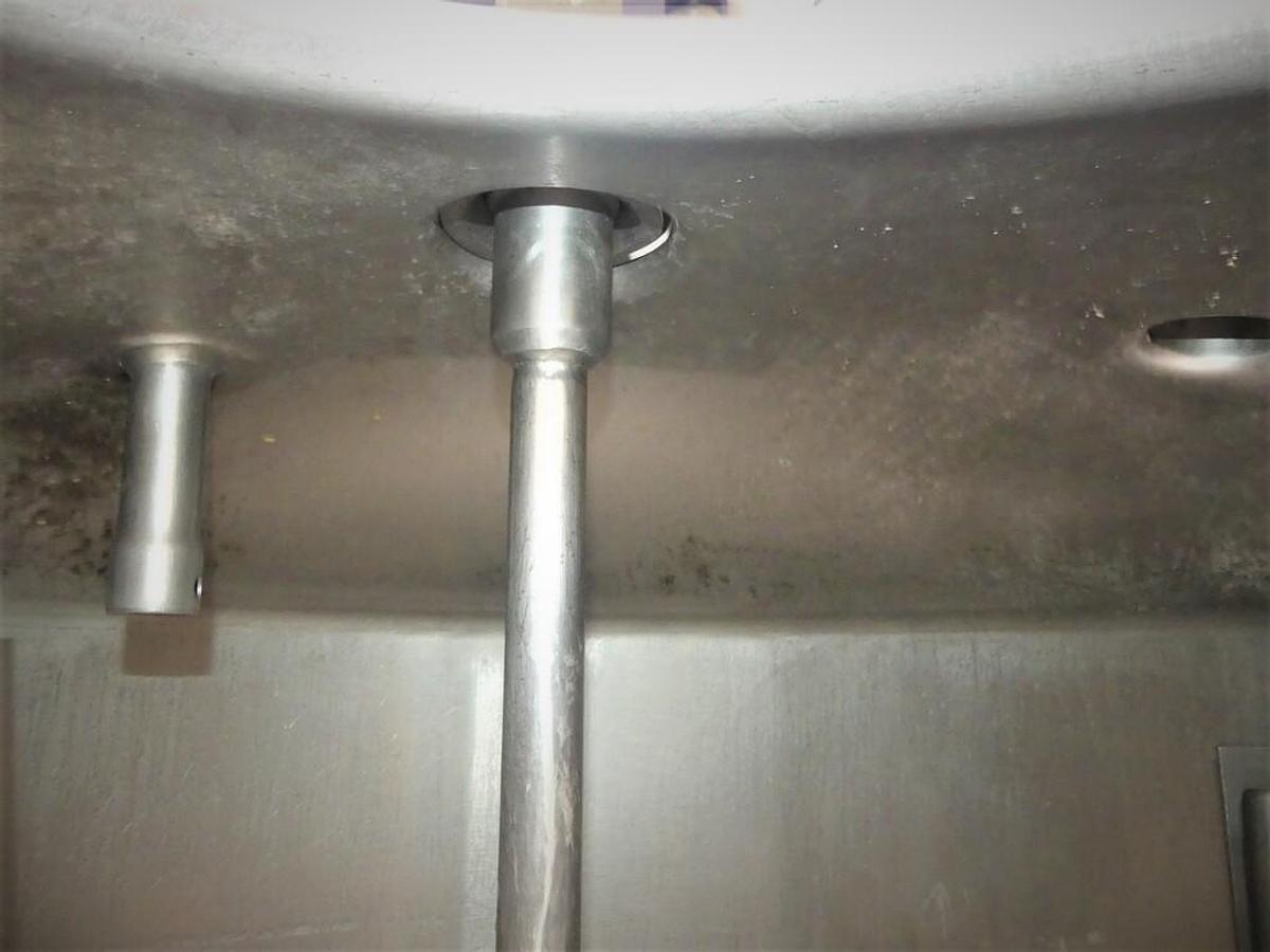 Used Tank, 200 Gallon, Stainless Steel, Agitated, Crepaco, Side & Bottom Sweep Agitation, #5991727