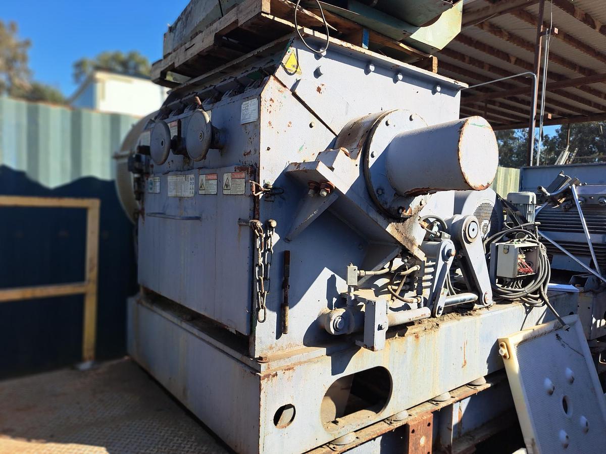 Used Shredder, Single Rotor, 47" x 31.5", 308 HP, Herbold SMS 80/120-S7-2, #