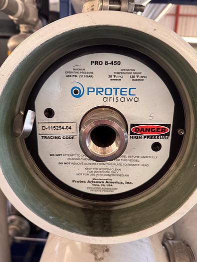 Unused Filter, Reverse Osmosis, RO/DI, Evoqua, Stainless Steel, High-Purity, #5991264