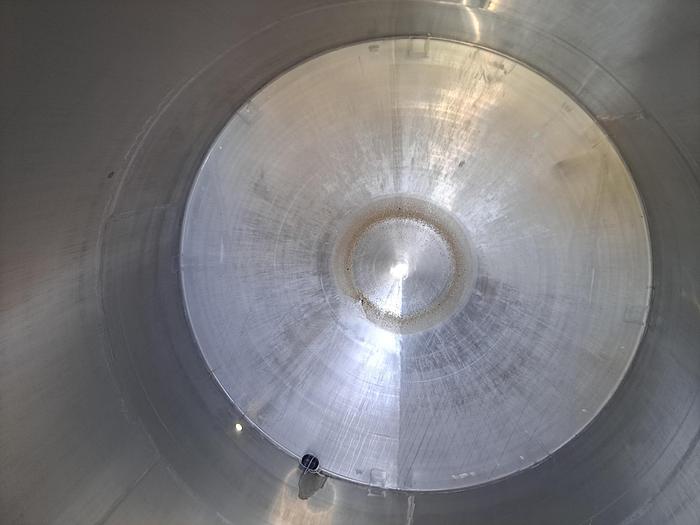 Used Tank, 6,000 Gallon, 304 Stainless Steel, 10' x 10'6", Dish Bottom, #5991368