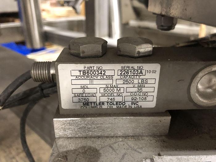 Used CIP Skid, 2-Tank, 230-Gallon, 316L Stainless Steel, A&B Process Systems - #4750220