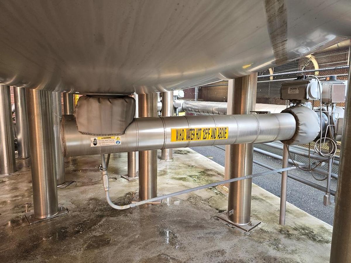 Used Tank, 20,000 Gallon, Duplex 2205 Stainless Steel, Insulated, Mueller (3) #5991692