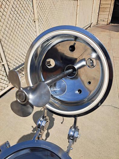 Used Reactor, 4 Gallon, 316L Stainless Steel, FV/50/60 PSI, ALLOY Products #5990948