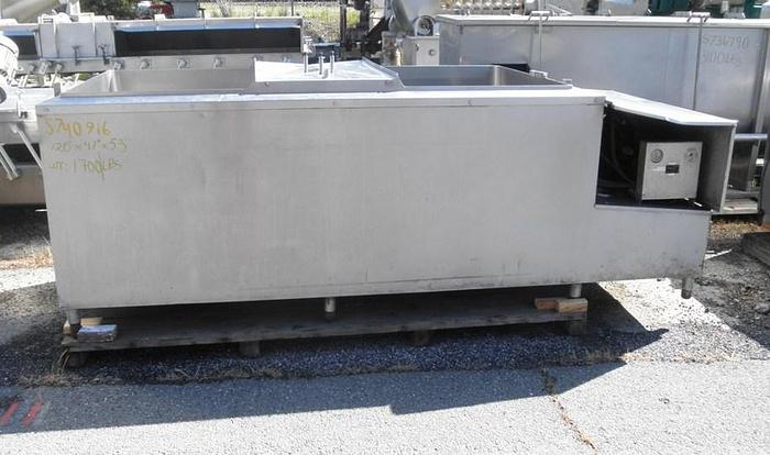 Used Tank, 425 Gallon, S/st, Rectangular, Jkt, Insul #S740916