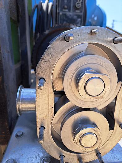 Used Pump, Positive, Waukesha, Model 030, 316 Stainless Steel, 1.5" #S745180