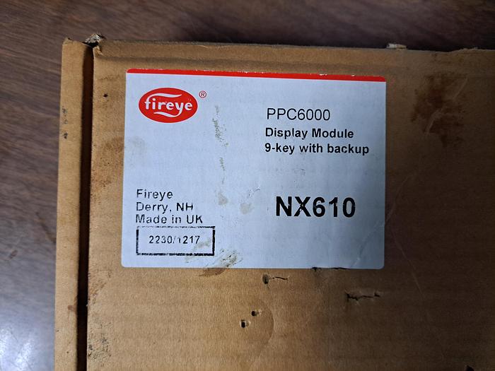 Unused Fireye, Model NX610, Controller
