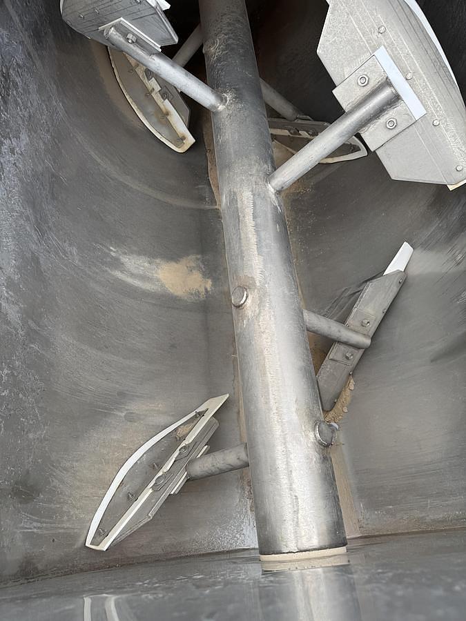 Used Mixer, Paddle, 65 CF, Stainless Steel, Aaron, Single Shaft, #5991513