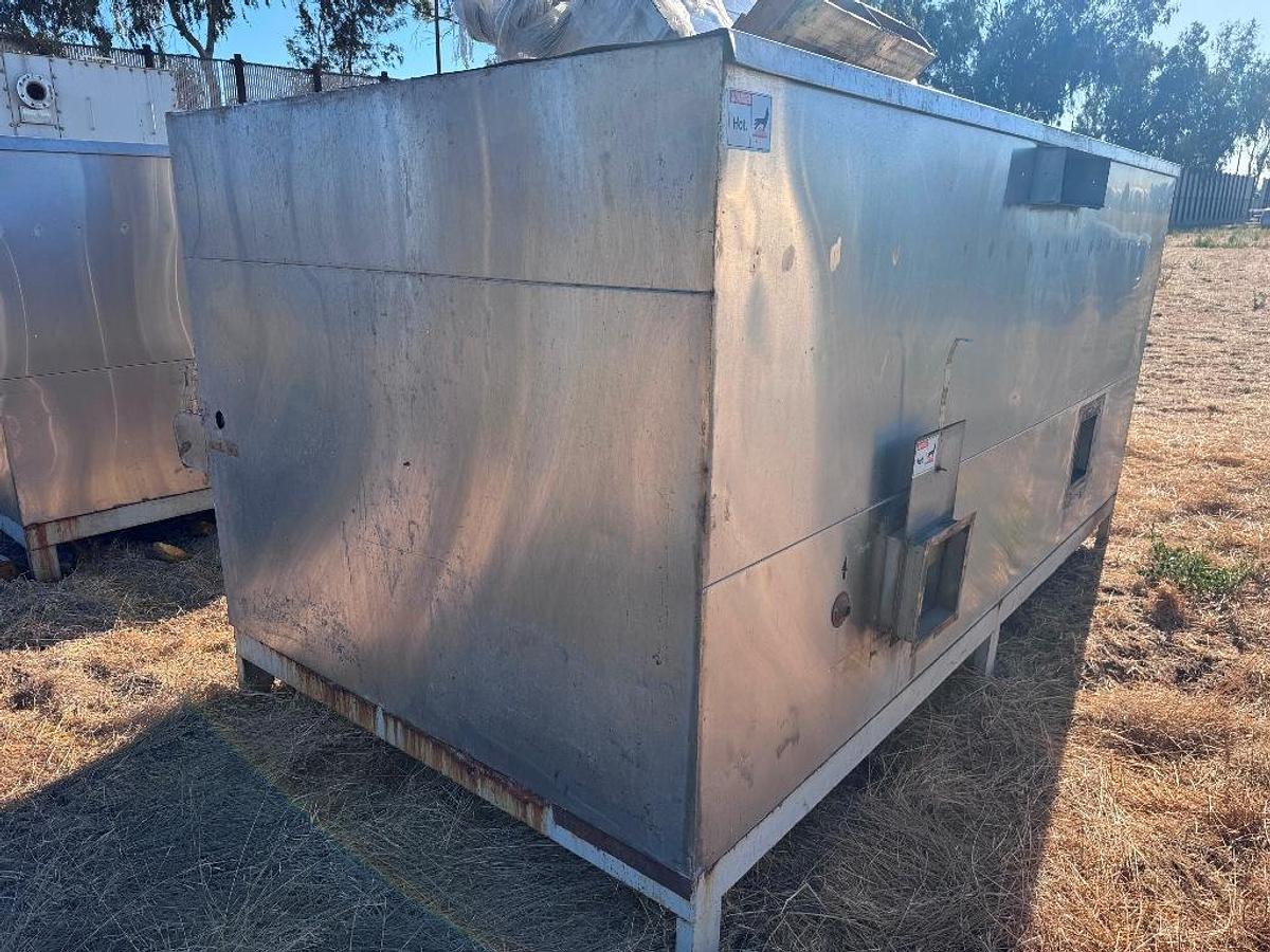 Used Roaster System, Dual Bed, (2) 12' L x 6' W Beds, Gas Fired, Stainless Steel, #5991873