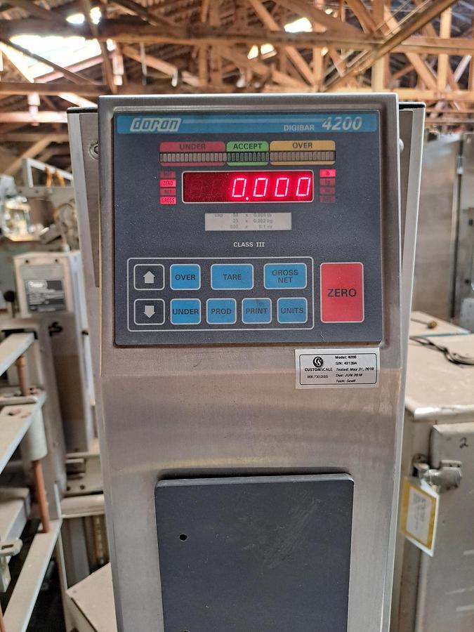 Used Scale, Platform, 18" X 18", Doran, Mdl 4200, 100 Lbs #S742639