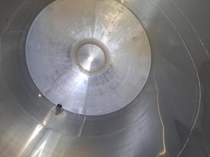 Used Tank, 6,000 Gallon, 304 Stainless Steel, 10' x 10'6", Dish Bottom, #5991368
