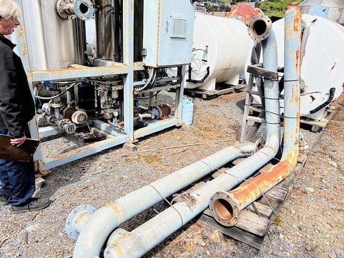 Used Scrubber, Solvent Recovery, 600 CFM, S/st, Chiller, Carbon, #C737471