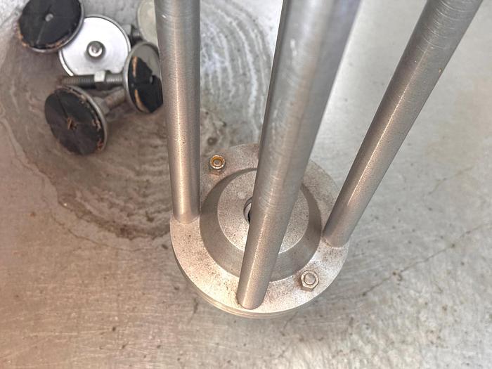 Used Tank, 250 Gallon Total, Dual Tank, High Shear Mixing Skid, #5991228