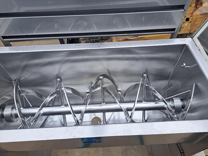Used Mixer, Ribbon, 18 CF, Stainless Steel, Double Ribbon, 10 HP #S745504