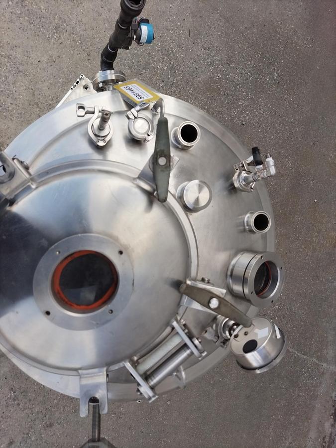 Used Tank, 100 Gallon, Precision Stainless, Jacketed, Agitated, Stainless Steel, #5991465