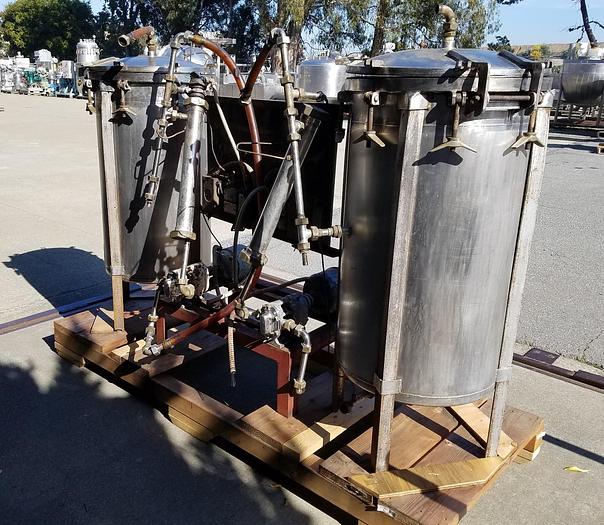 Used Cooker, 100 Gallon, S/st, Pressure, Pumps, #S741603