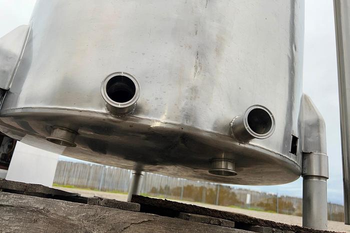 Used Tank, 175 Gallon, Stainless Steel, Dual Compartment, #S744974