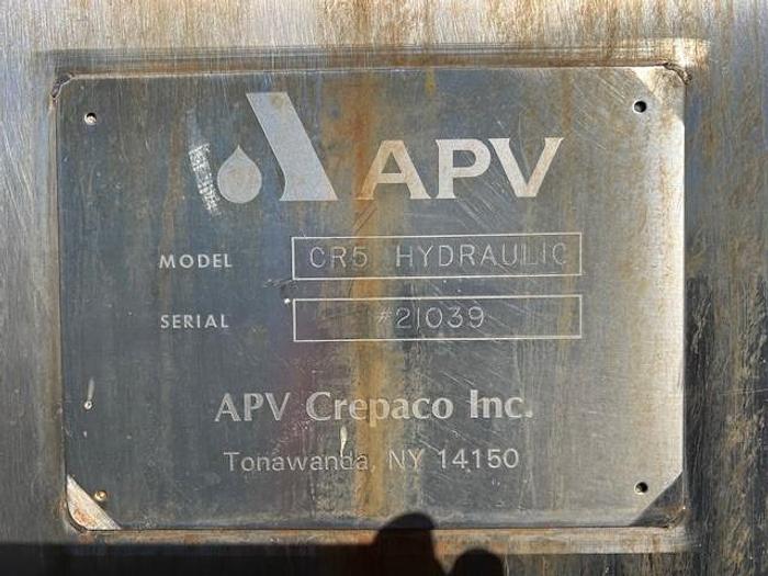 Used Heat Exchanger, Plate, 2,300 SF, 316 Stainless Steel, APV, HTST #C743296
