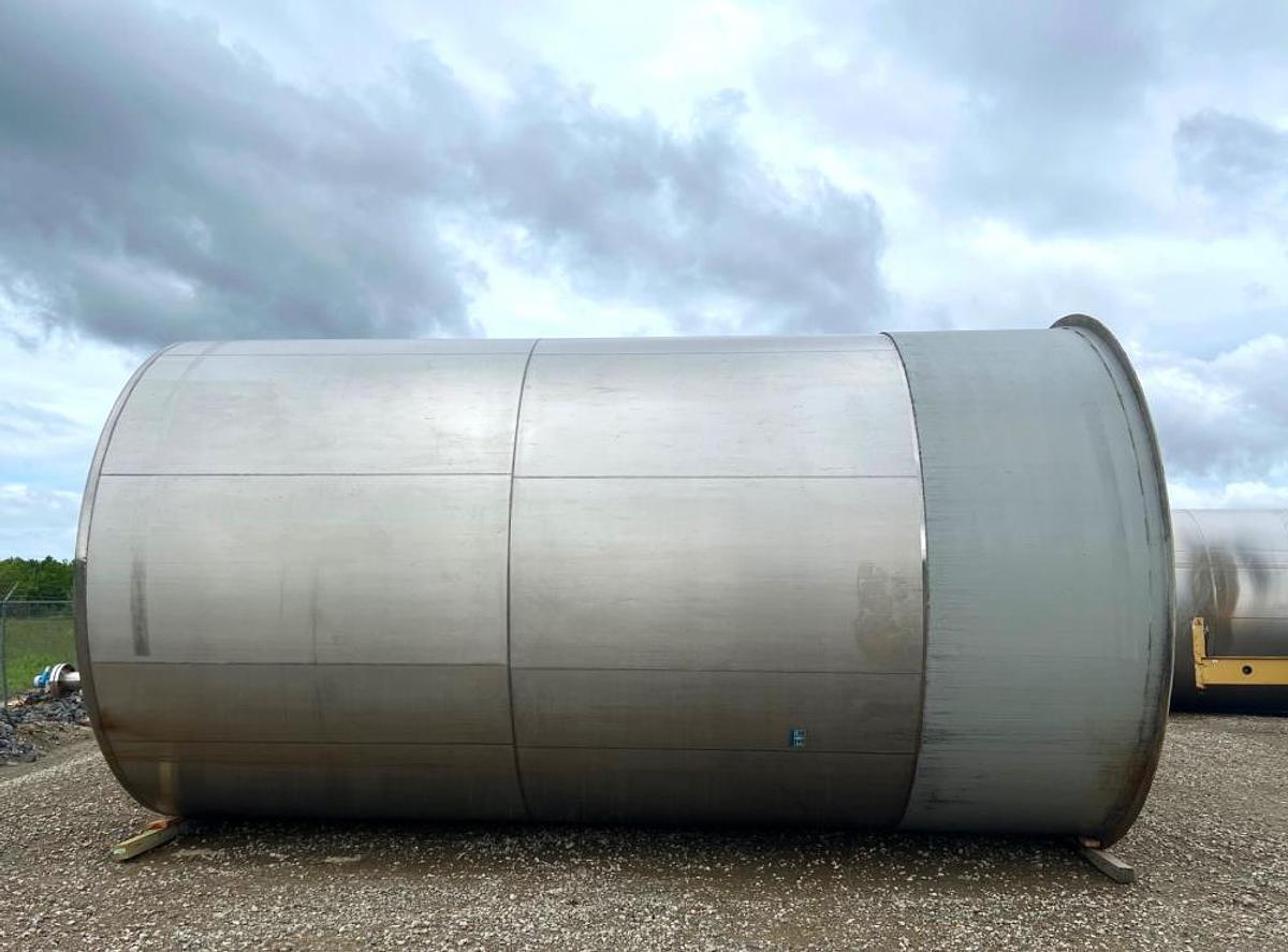 Used Tank, 15,000 Gallon, Vertical, 304L Stainless Steel, ASME, Unused, #5991729