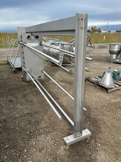Used Heat Exchanger, Plate, 500 SF, S/st, Alfa Laval, Model CLIP8RH #S744987