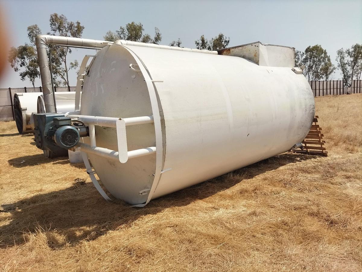 Used Tank, 5,000 Gallon, 304 Stainless Steel, Jacketed, Agitated, Cherry Burrell, #