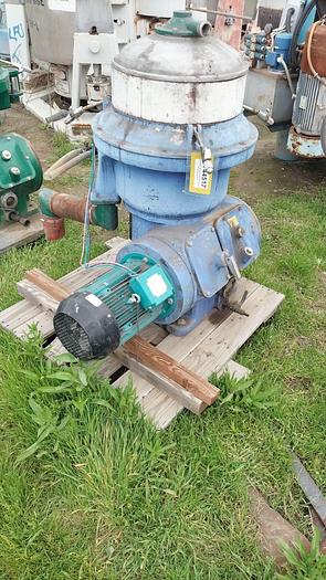 Used Centrifuge, Alfa-Laval, Mdl MOPX207SGT, Oil Separator, 20 HP #C744517