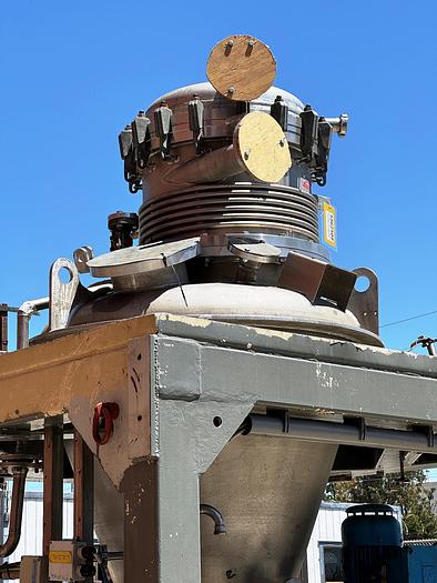 Used Dryer, Conical, 13.5 CF, Stainless Steel, Krauss Maffei, Titus-Mixer-Dryer #5562509